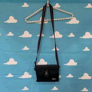 Black Nikon Small Camera Bag